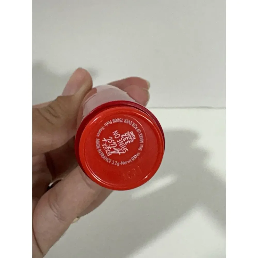Make Up For Ever- Rouge Artist Shine On Sculpt Lipstick #332 Blazing Flame READ*